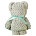 thumbnail image 2 of Homekingdee Cute Bear Towel - Super Soft Cotton Teddy Bear Gift Towel for Kids, Baby Shower, Birthday Parties, Christmas Decorations, 2 of 6