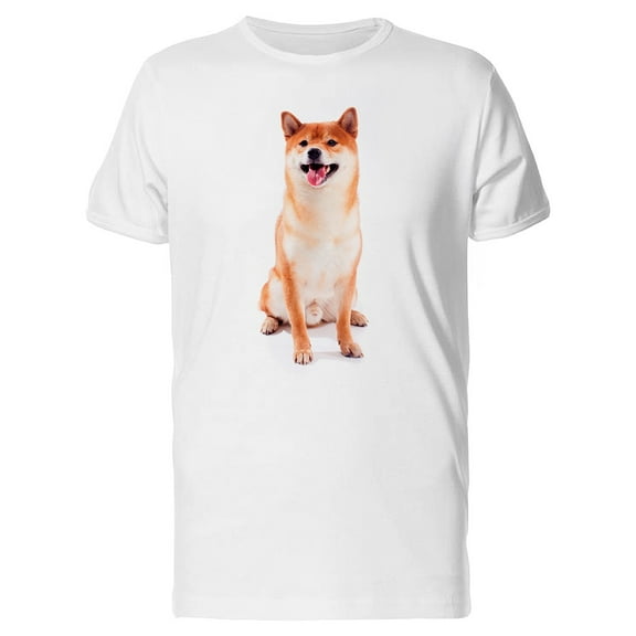Shiba Inu Sitting Tee Men's -Image by Shutterstock