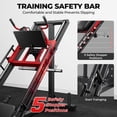 thumbnail image 3 of FORGEMUS 1100lb Leg Press Machine,Hack Squat Machine of Alloy Steel with Linear Bearings for Home Gym,Professional Adjustable Strength Training, 3 of 10