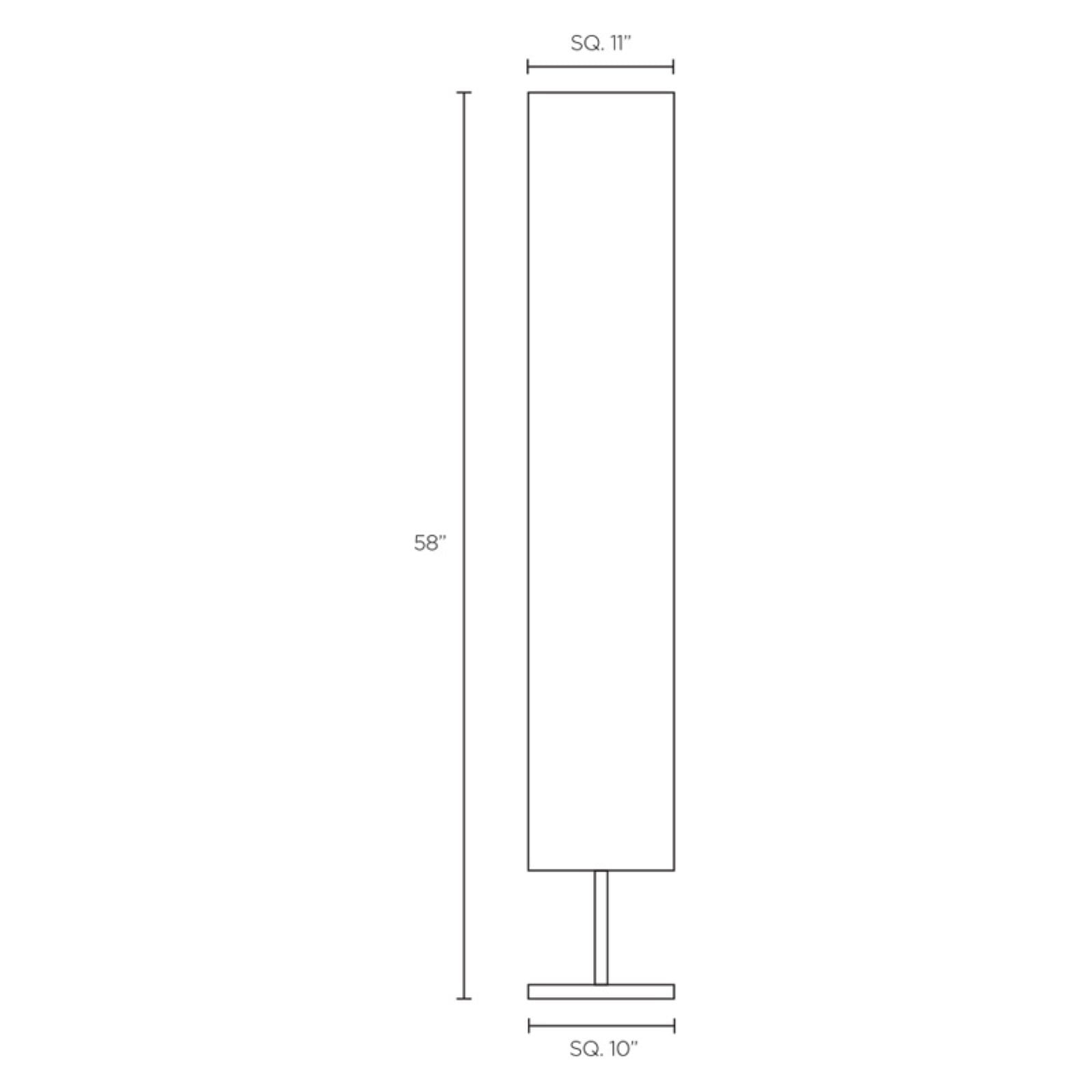 Adesso Dune Floorchiere Lamp Natural Finish