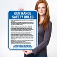 thumbnail image 2 of Gun Range Safety Rules Sign,, 2 of 8