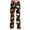 Dark Gray, variant on Womens Lounge Pants Halloween Plaid Pumpkin Print Elastic Waist Comfy Pjs Sleep Pants