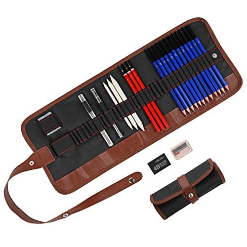 24 Pieces Sketch Drawing Art Supplies Set Art Supplies Drawing Kit 