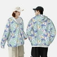 thumbnail image 6 of Easygdp Colorful Butterfly Lightweight Long Sleeve Sun Shirt Sports long-Sleeved Sun Protective Clothing, Quick Drying Breathable - Large, 6 of 9