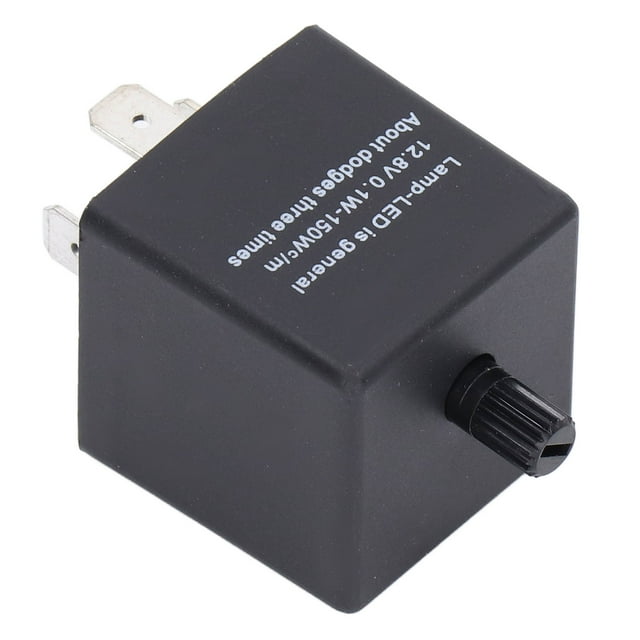 Relais Clignotants, ABS Fréquence Réglable Normalement Ouvert Relais Clignotants LED pour Moto
