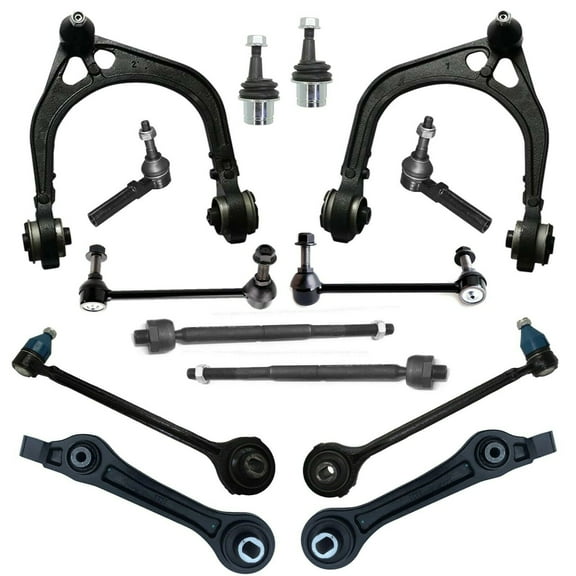 14 Pc Complete Suspension Upper & Lower Control Arms Kit Compatible with RWD / 2WD Models ONLY Fits select: 2005-2006 CHRYSLER 300C, 2006-2010 DODGE CHARGER
