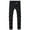 Black, variant on MELDVDIB Mens Ripped Jeans Pant Baggy Zipper Button Elastic Waisted Straight Leg Pants Fashion Casual Solid Color Lounge Trousers with Pockets Black# M
