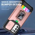thumbnail image 4 of LAICAIW Galaxy A03S,Design for Samsung A 03S Phone Case with Screen Protector Card Holder Stand Kickstand Heavy Duty Slim Shockproof Hybrid Rugged Drop Protective Cover for Women Men Girls 6.5 inch, 4 of 6