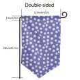 thumbnail image 7 of Wukai Daisies Flowers Print Garden Flag 12.5x18 Inch Double Sided Sun-resistant Rain-resistant, Wrinkle-resistant Colorfast(Only Flag), 7 of 7