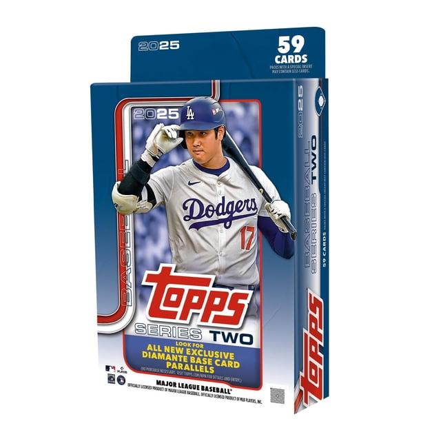 Caja de sobres de tarjetas coleccionables de béisbol Topps Serie 2 2025, 59 tarjetas