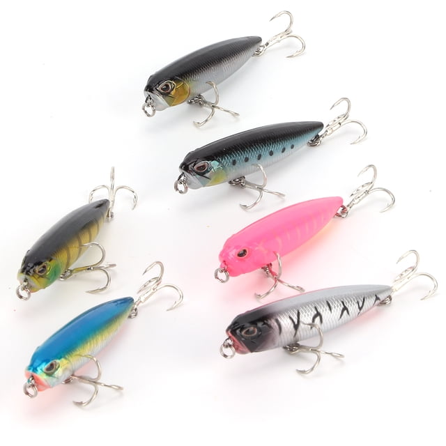 Cebo de lápiz de largo alcance, señuelo de pesca de lápiz de superficie, cebo de lápiz duro, cebo de pesca de lápiz Wobbler, durabilidad probada en el tiempo