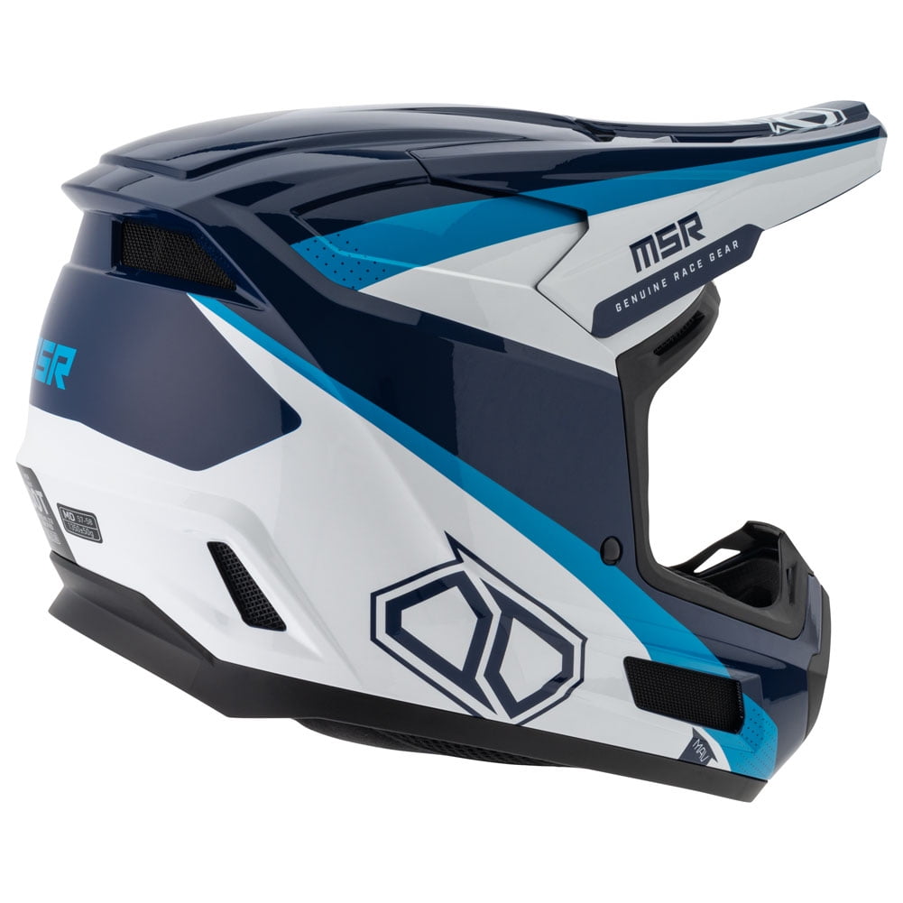 MSR™ Mav Inertia Dirt Bike Motocross Helmet w/MIPS X-Large Blue/White