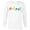 White, variant on Pixar Character Line Up Pride - Long Sleeve T-Shirt for Men - Customized-White