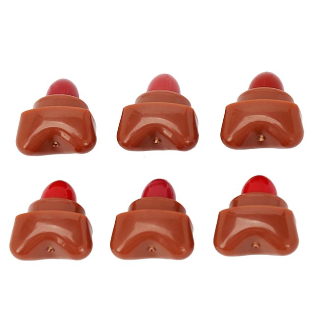 Saluaqui Juego de Mini Lápiz Labial de 6 Colores Cápsula de Estrella Con Acabado Mate, Barra de Labios Suave Multicolor Mate de Caramelo de Estrellas Brillo de Labios Lindo de