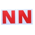 thumbnail image 2 of 2 x Self Adhesive N Plates Novice Driver Car Badge Road Legal Twin Pack, 2 of 4