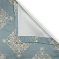 thumbnail image 6 of Ambesonne Pearls Grommet Curtain, Symmetric Sailot Knot, 50" x 63", Pale Slate Blue Tan, 6 of 6