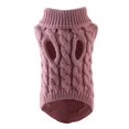 thumbnail image 6 of Xingjin Small Dog Sweater Knitwear Turtleneck Warm Pet Sweater for Small Dogs, Cat Chihuahua Autumn Winter Pullover Knitwear Clothes for Small Medium Pets,Pink M, 6 of 8
