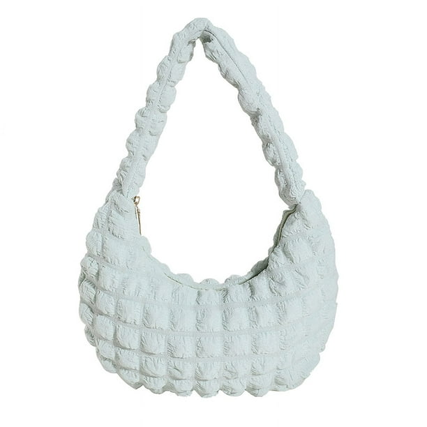 6862 Bolso Yunduo bolso hombro para mujer bolso pequeño plisado bolso para axila-PZ20230920006249 Verde