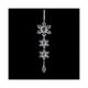 thumbnail image 2 of Árbol de Navidad colgante Yuarrent decoración Copo de nieve artificial brillante HA073773-03, 2 of 6