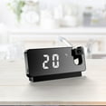 thumbnail image 2 of AFQH Projection Clock LED Digital Display Screen Mirror Clock Projection Alarm Clock, 2 of 11