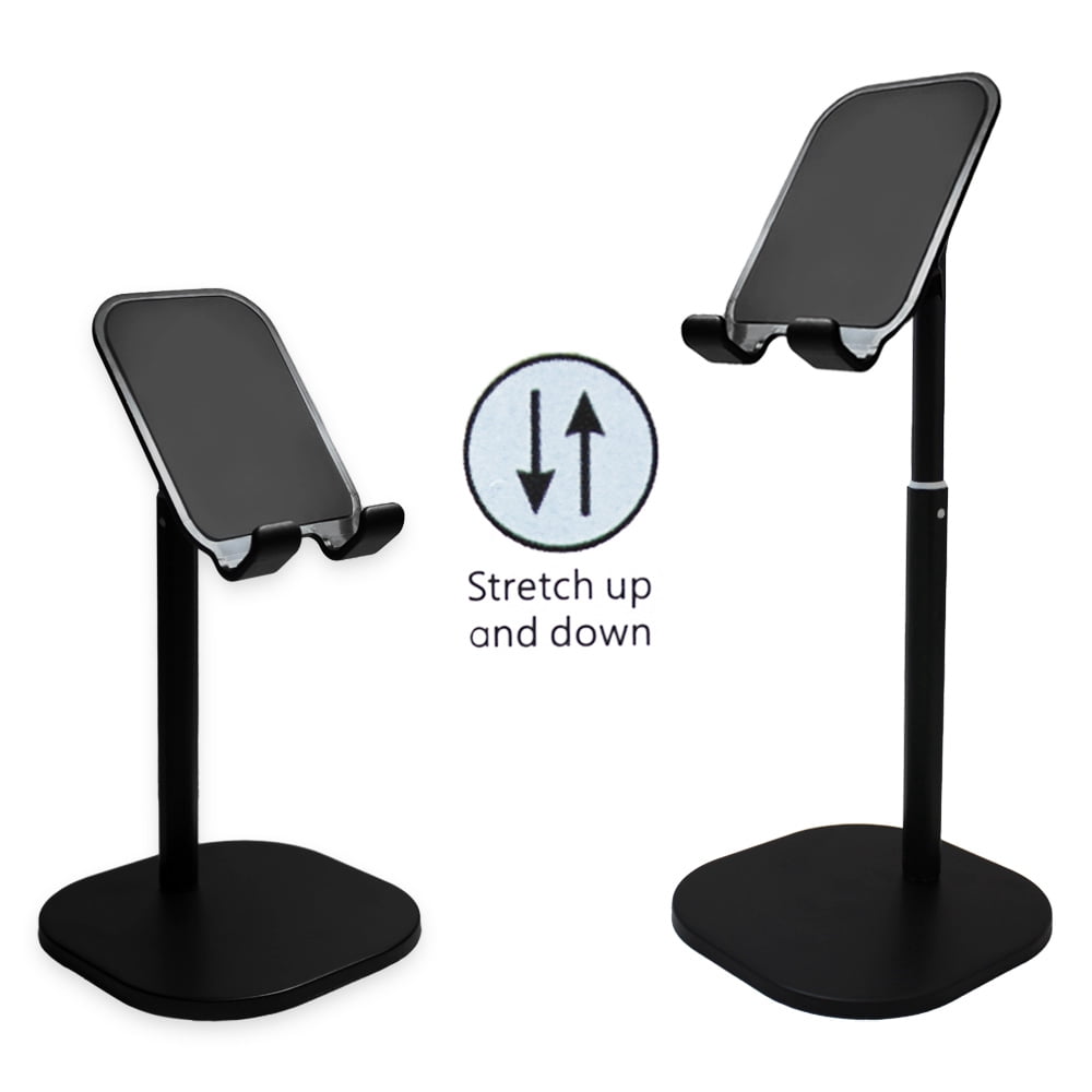 4-Pack Fenzer Cell Phone Stand Adjustable Phone Holer for Desk, Computer Office Desk Accessories for iPhone 16 Holder Women Kitchen Essentials Fits All Mobile Phones Switch Kindle iPads Tablet 4-10in