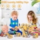 thumbnail image 4 of Juguetes de dinosaurios para niños de 3 a 5 años, juguetes para niños de 5, 6, 7 y 8 años, vehículos de construcción desmontables 5 en 1 que transforman coches de juguete robot de dinosaurio, Birt, 4 of 5