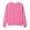 Pink, variant on yunLCZ Womens Sweatshirt EcoSmart Sweatshirt, Cotton Crewneck Pullover, Fleece Sweatshirt Polyester Blue L