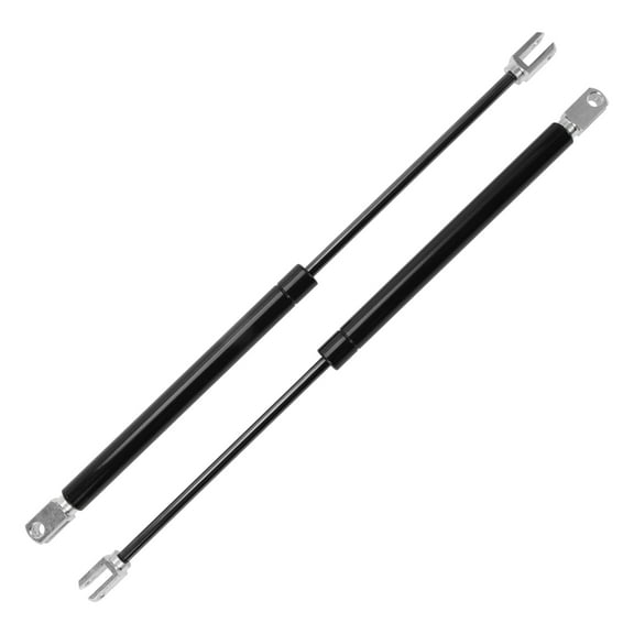 Unique Bargains Universal Lift Supports Struts Gas Spring 7inch/180mm 55Ib/245N/25kg Carbon Steel Black 2Pcs
