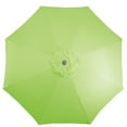 thumbnail image 4 of Northlight 9ft Outdoor Patio Market Umbrella with Hand Crank and Tilt, Lime Green, 4 of 8