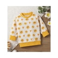 thumbnail image 4 of Seyurigaoka Unisex Baby Sun  Love Print Long Sleeve Round Neck Sweatshirt + Trousers, 4 of 9