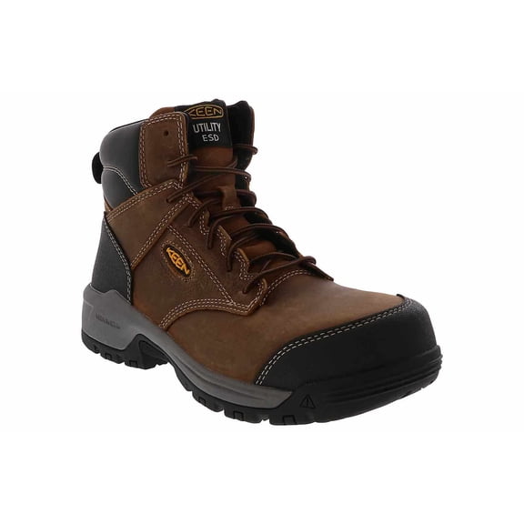 Keen Utility Evanston 6-inch ESD Safety Toe Work Boot | 1029390 Brown