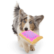 BARK Box Toaster Pup Pastry Squeaky Crinkle Plush Dog Toy