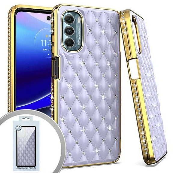 For Motorola Moto G Stylus 5g 2022 Spot Diamond Purple