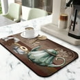 thumbnail image 2 of Coffee Mat 19inx12in,Coffee Bar Mat for Countertops,Absorbent Hide Stain Anti-Slip Coffee Bar Accessories Fit Under Coffee Machine Mat,Dish Drying mats for Kitchen, 2 of 6