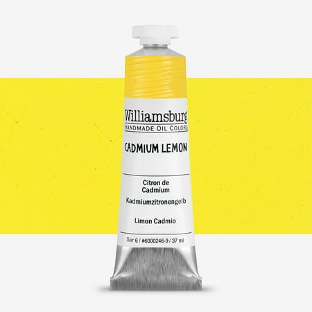 UPC: 0877463000133 | Williamsburg Handmade Oil Paint 37 ml Cadmium Lemon