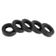 thumbnail image 1 of Unique Bargains Sello de aceite universal TC de doble labio con resorte de acero, anillo de sello para eje rotativo 20x35x10mm alta presión caucho NBR negro 5 Pcs, 1 of 7