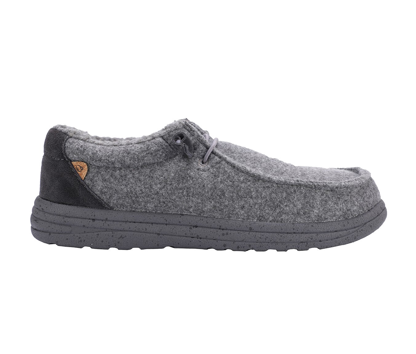NEW LAMO men\'s samuel textile deck shoes in chestnut wool Lamo Samuel Chestnut Wool - Walmart.com main image 2
