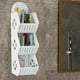 thumbnail image 1 of Organizador de estantería de baño montado en la pared de tres capas | Estantería impermeable de PVC - Ahorro de espacio | Blanco | 45x10x12cm | Para baño, lavandería, salón | Solución de, 1 of 6