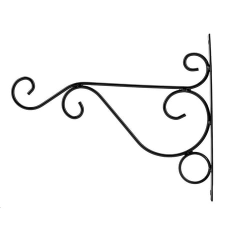 Anauto Plant Hanger, Plant Hanging Bracket,Iron Plant Hanger Wall Hanging Bracket Flower Hook for Home Garden Decoration 25*21cm