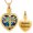 Gold/Blue, variant on Personalize Crystal Heart Necklace Urns Cremation Jewelry for Ashes Holder Tree of Life Pendant Memorial Jewelry