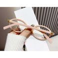 thumbnail image 4 of Pink Anti-blue Light Reading Glasses +4.00 Oval Plastic Classic Readers 4.00 for Women, 4 of 6