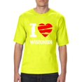 thumbnail image 1 of "Mens and Big Mens Wisconsin T-Shirt, up to size 3XLT", 1 of 5
