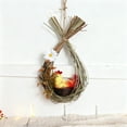 thumbnail image 4 of RKSTN Easter Rattan Circle Decoration Easter Party Garland Holiday Decoration A, 4 of 5