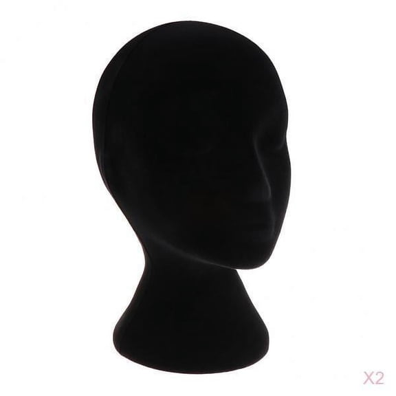 2 Pack Female Mannequin Manikin Head Model s Glasses Display Stands