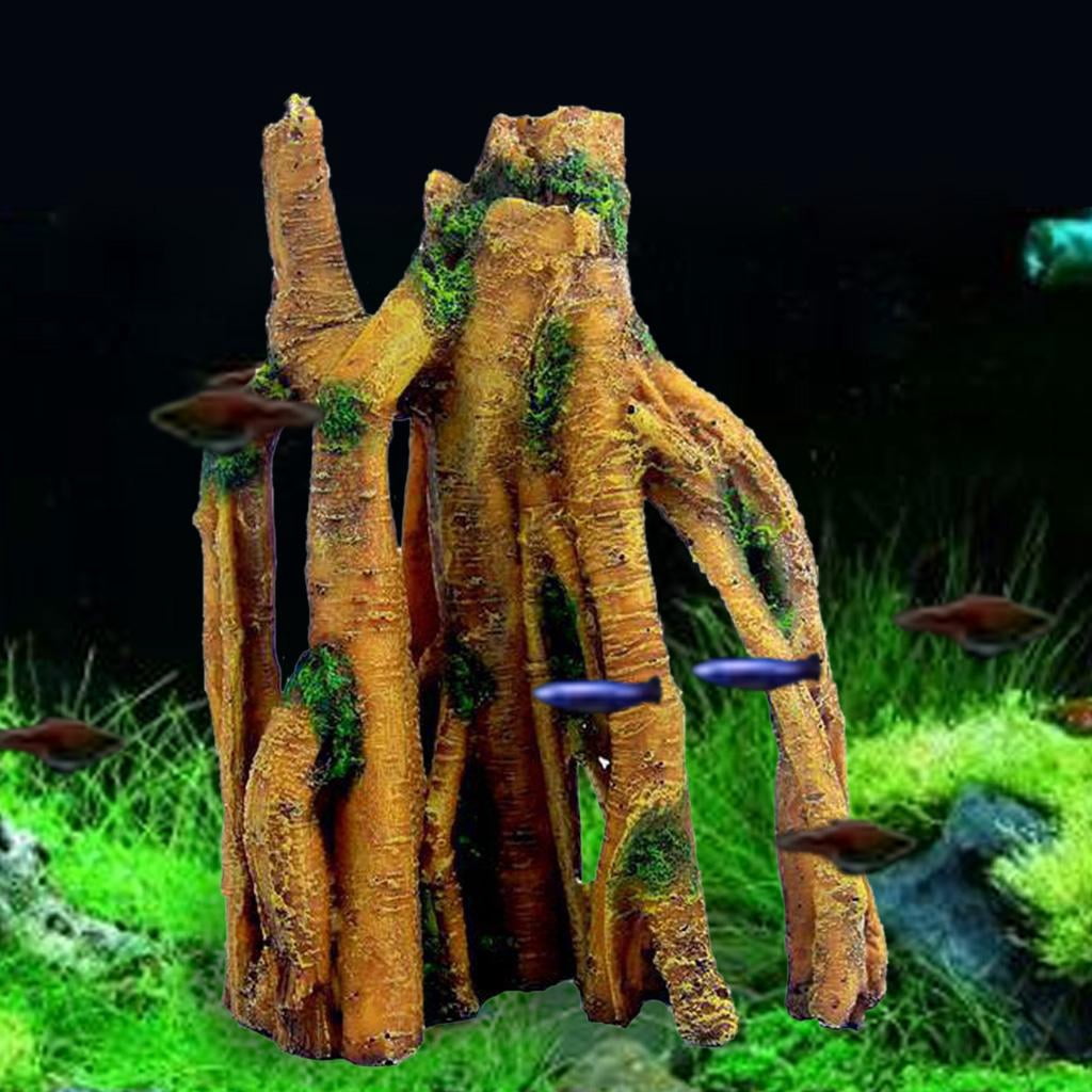 Aquarium Artificial Tree Trunk Driftwood Decoration Underwater Landscape Fish for Ornament Accessories