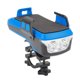 thumbnail image 3 of Soporte para teléfono de bicicleta Faro de ciclismo Carga USB 3 modos de iluminación Antideslizante con banco de energía para vehículo eléctrico Bicicleta Motocicleta, 3 of 10