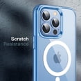 thumbnail image 7 of JETech Magnetic Case for iPhone 13 Pro Max 6.7-Inch Compatible with MagSafe Wireless Charging, Shockproof Phone Bumper Cover, Anti-Scratch Clear Back (Sierra Blue), 7 of 7