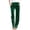 Green, variant on zaveiop Womens High Waisted Sweatpants Flare Leg Lounge Pants Drawstring Waist Velour Pants Pajama Pants with Pockets (Navy, XL)