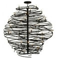 thumbnail image 7 of Meyda 173834 79 in. Cyclone 36 Light Chandelier, Black & Silver Overspray, 7 of 7