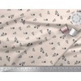 thumbnail image 3 of Soimoi polyester Crepe Fabric Leaves & Floral Artistic Decor Fabric Printed Yard 52 Inch Wide, 3 of 5